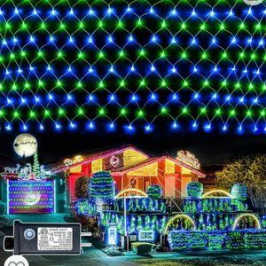 NIB XmasBokeh 200 LED 9.8ft x 6.6ft Outdoor Mesh Net Lights - Fast Ship!